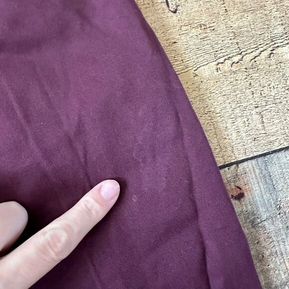 Express Men's Size 31x30" Slim Fit Finn Burgundy Chinos Dress Pants - Picture 9 of 9